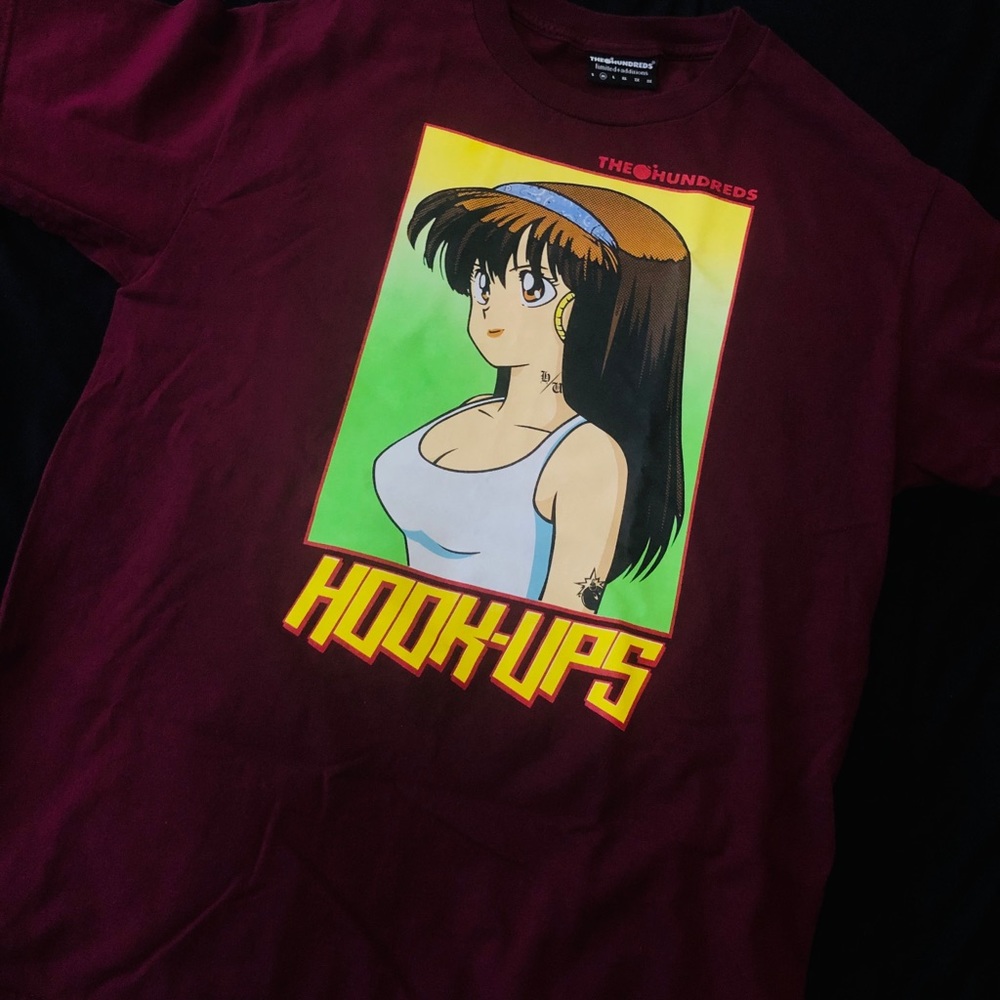 THE HUNDREDS X HOOK- UPS Anime Tee